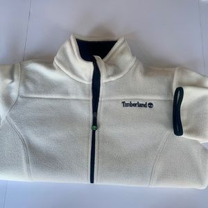 Timberland Women's Fleece Zip Up- Cream